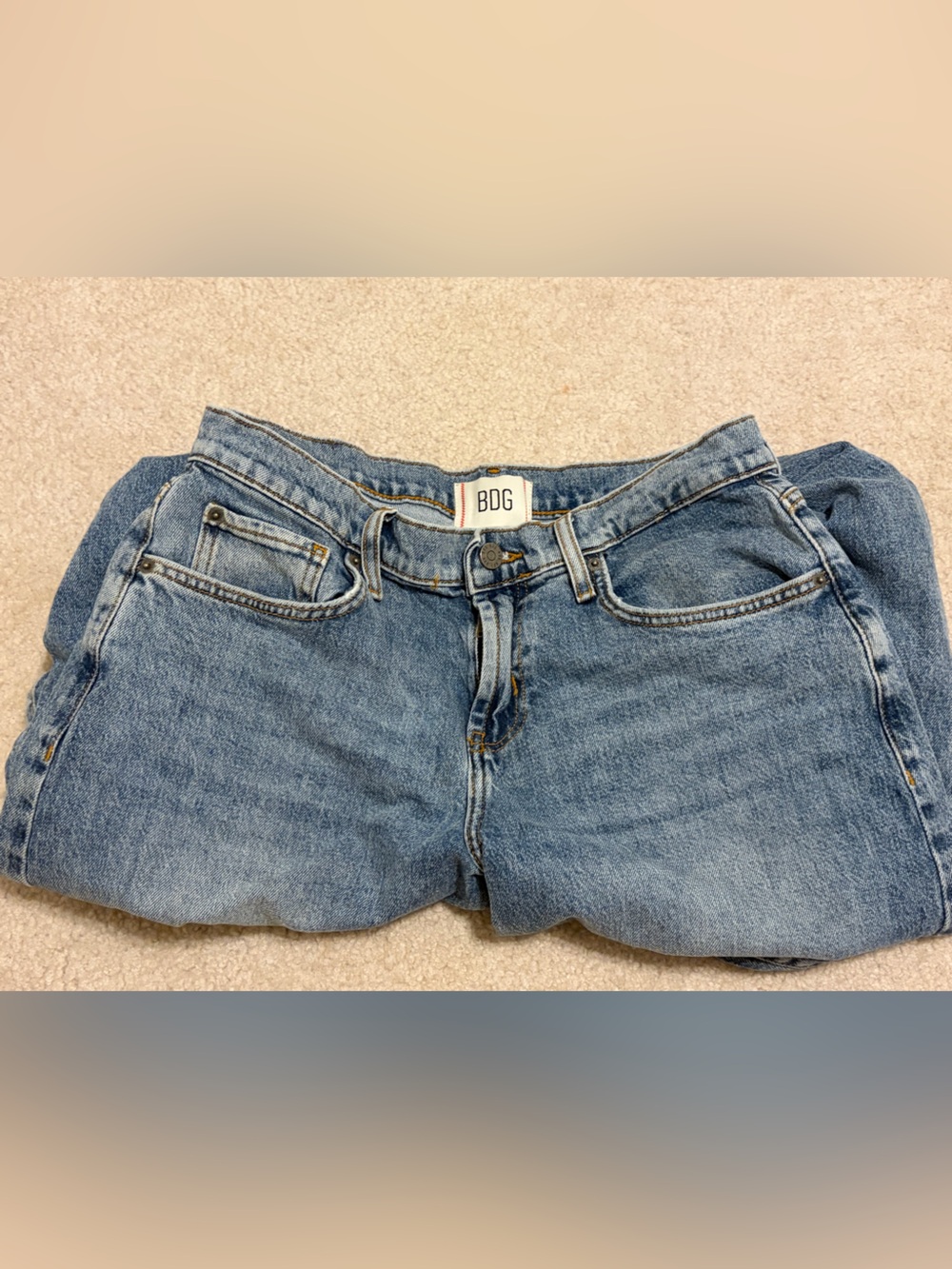 BDG Urban Outfitters Women's Medium Blue High-Rise Denim Jeans
